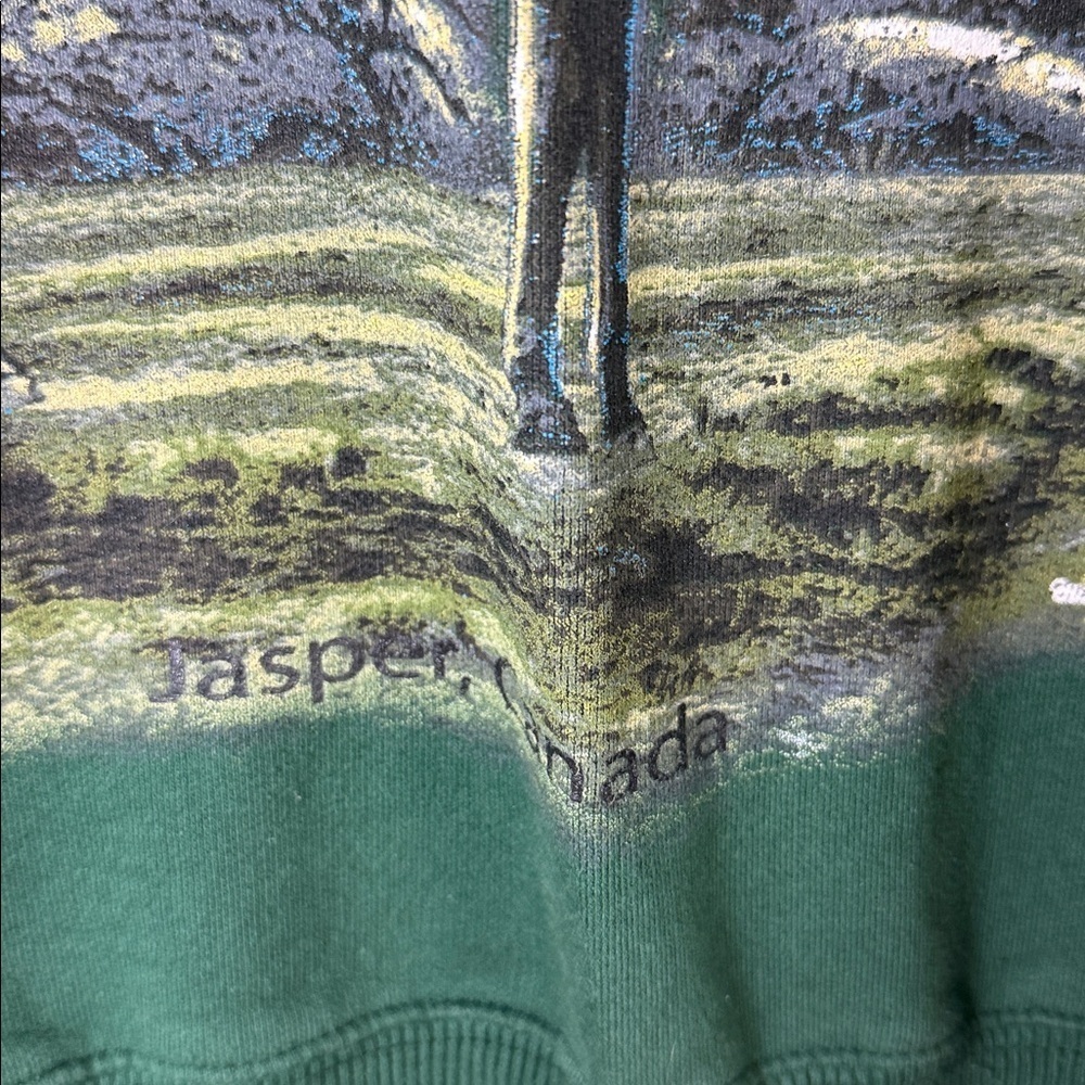 Field & Stream Green Graphic Crewneck Sweatshirt Size Small - Picture 2 of 7